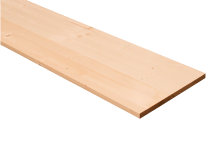 Massiv hylde i gran 18 mm x 30 x 120 cm